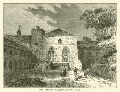 Die bemalte Kammer, vor 1834 von English School
