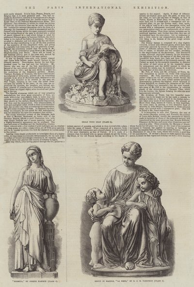 Die Pariser Internationale Ausstellung (Gravur) von English School