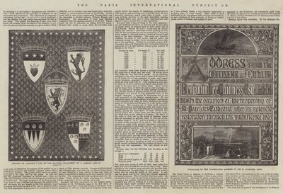Die Pariser Internationale Ausstellung (Gravur) von English School