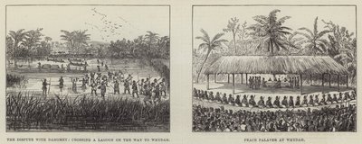 Der Friedenspalaver in Whydah (Stich) von English School