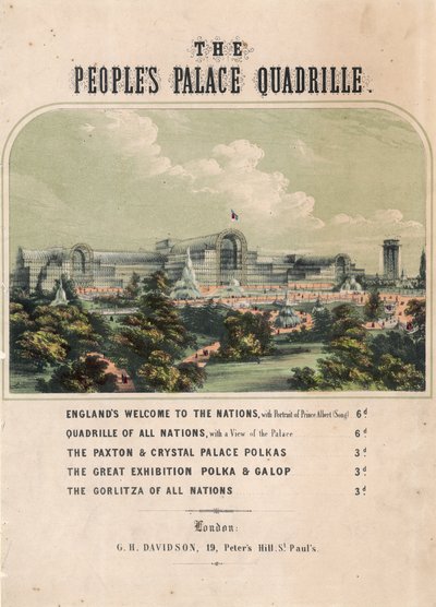 Der Palast des Volkes Quadrille von English School