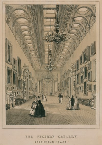 Die Gemäldegalerie, Buckingham Palace von English School