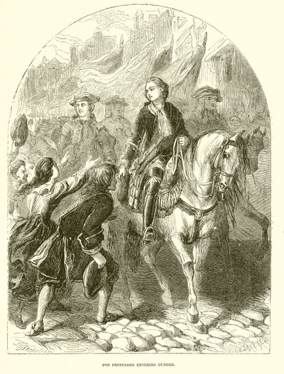 Der Prätendent betritt Dundee von English School