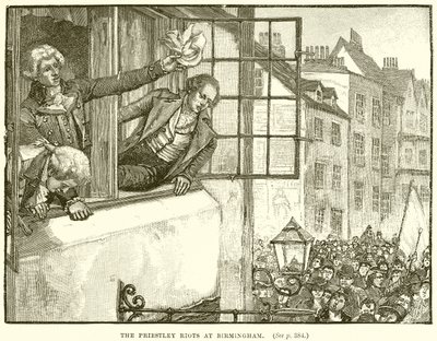 Die Priestley-Unruhen in Birmingham von English School