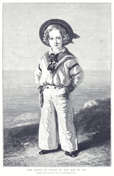 Der Prinz von Wales im Alter von sechs Jahren von English School