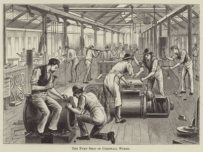 Die Pumpenwerkstatt in Cornwall Works von English School