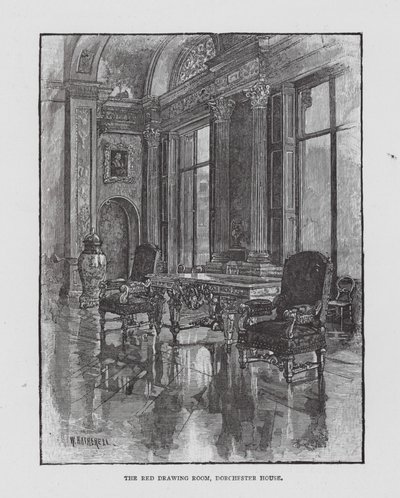 Der rote Zeichensaal, Dorchester House von English School