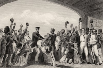 Die Befreiung von Lucknow durch General Havelock, 25. September 1857, aus 