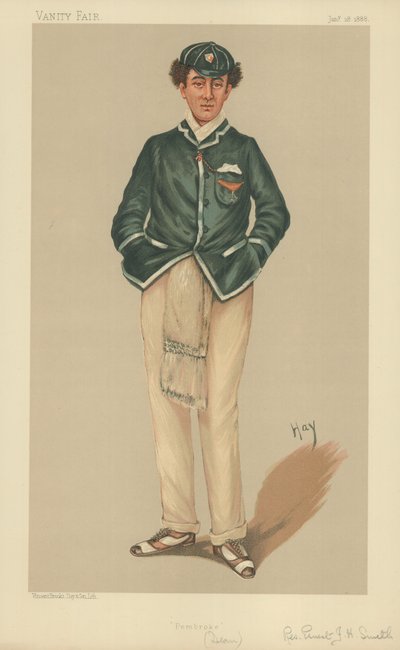 Der Rev Ernest John Heriz Smith MA, Pembroke, 28. Januar 1888, Vanity Fair Karikatur von English School