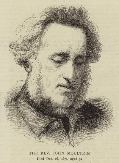 Der Reverend John Moultrie (Stich) von English School