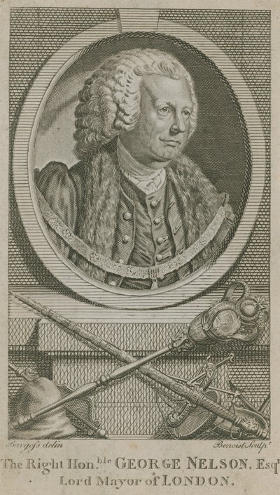 Der ehrenwerte George Nelson, Lord Mayor von London von English School
