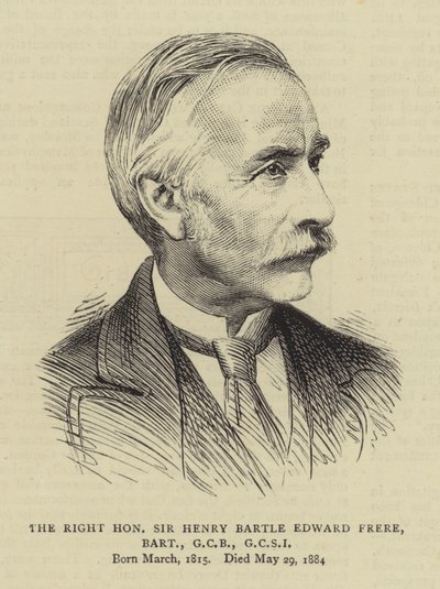 Der Hochwürdige Sir Henry Bartle Edward Frere, Baronet, GCB, GCSI von English School