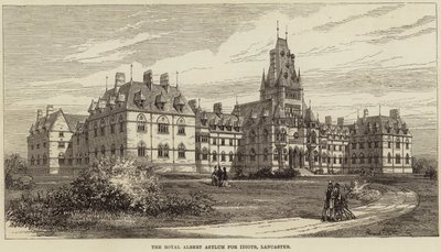 Das Royal Albert Asylum für Idioten, Lancaster von English School
