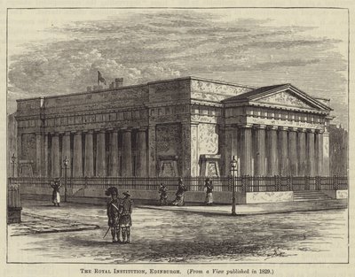 Die Royal Institution, Edinburgh von English School