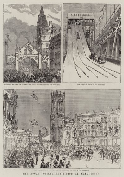 Die königliche Jubiläumsausstellung in Manchester von English School