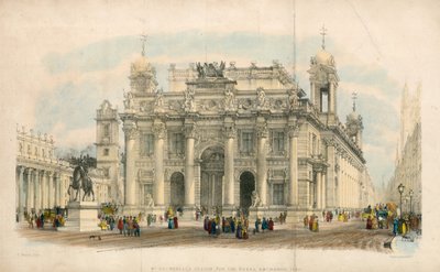Das Royal Naval Hospital in Greenwich, London von English School