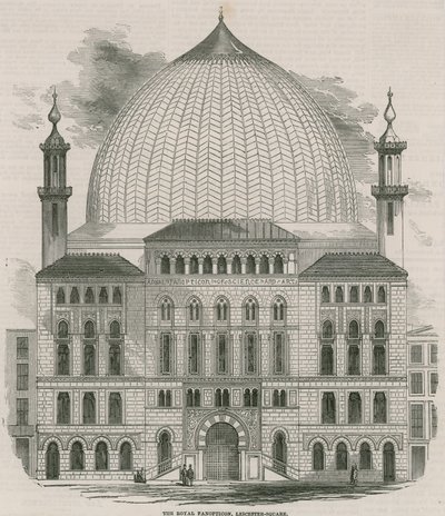 Das Royal Panopticon of Science and Art, Leicester Square, London von English School