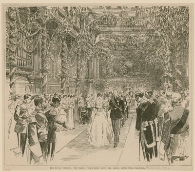 Die Königliche Hochzeit, 23. Juli 1896 von English School