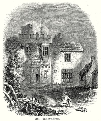 Das Rye-Haus (Gravur) von English School