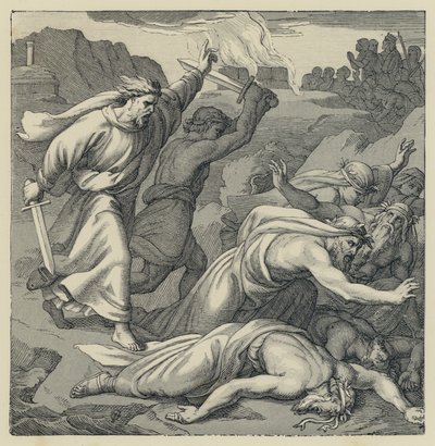 Der zweite Psalm (Gravur) von English School