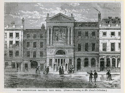 Die Shakespeare-Galerie, Pall Mall, London von English School