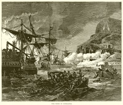 Die Belagerung von Gibraltar von English School