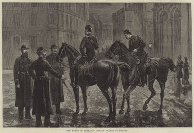 Der Zustand Irlands, Polizeipatrouille in Dublin von English School