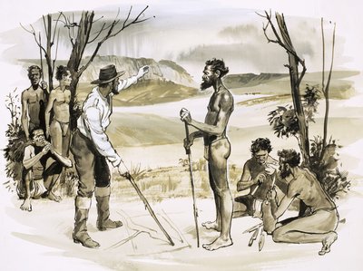 Die Geschichte Australiens: John Batman kauft Land von den Aborigines von English School