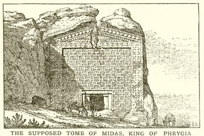 Das vermeintliche Grab von Midas, König von Phrygien von English School