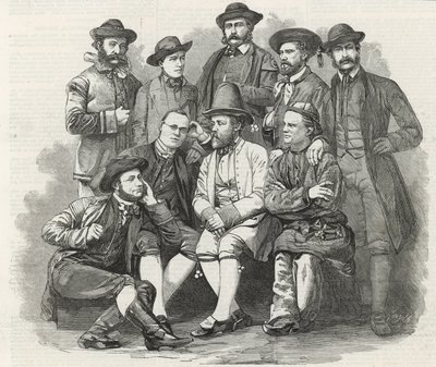 Die schwedischen Nationalsänger in der St Jamess Hall von English School