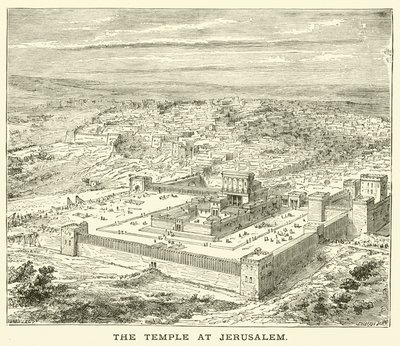 Der Tempel in Jerusalem von English School