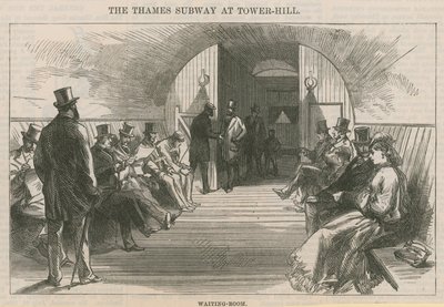 Der Thames Subway am Tower Hill von English School