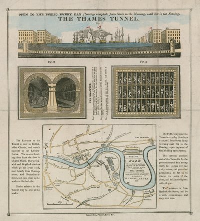 Der Thames-Tunnel von English School