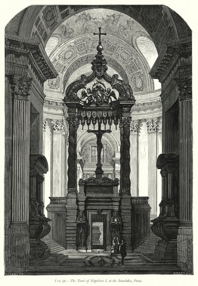 Das Grab von Napoleon I. in den Invaliden, Paris von English School