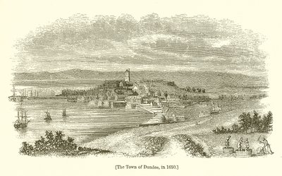Die Stadt Dundee, 1650 von English School