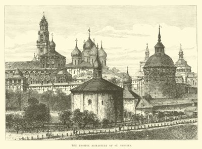 Das Troitsa-Kloster des Heiligen Sergius von English School