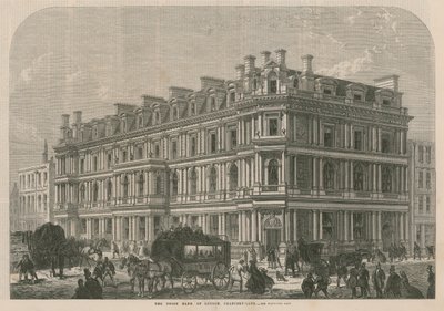 Die Union Bank of London in der Chancery Lane von English School