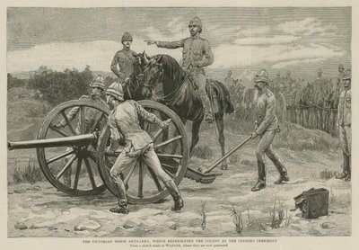 Die viktorianische Pferdeartillerie von English School