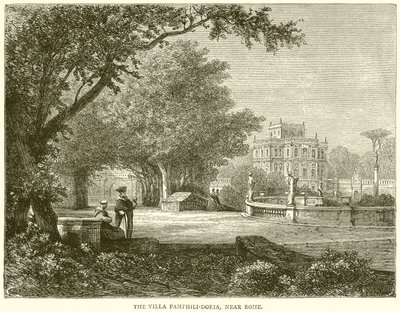 Die Villa Pamphili-Doria, in der Nähe von Rom von English School