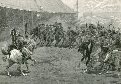 Die Wild West Show in Earls Court, West Brompton, London von English School