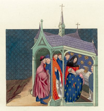 Das Abkommen zwischen dem Earl of Northumberland und König Richard II. von English School