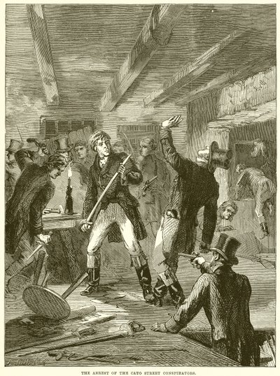 Die Verhaftung der Cato Street Verschwörer von English School