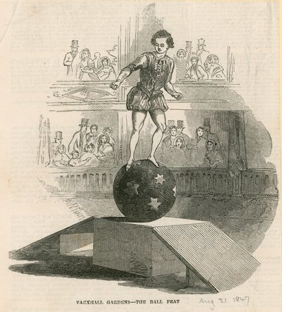 Die Ballnummer, Vauxhall Gardens, London von English School