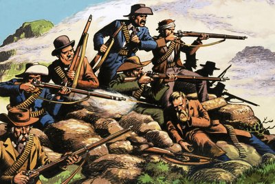 Die Schlacht am Majuba Hill, Erster Burenkrieg von English School