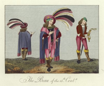 Der Beau des 15. Jahrhunderts von English School