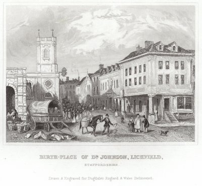 Der Geburtsort von Dr. Johnson von English School