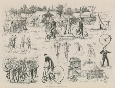 Das Radfahrerlager im Alexandra Park von English School