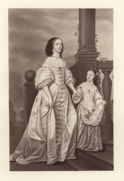 Die Kurfürstin Sophia und ihre Tochter Sophia Charlotte, Königin von Preußen von English School