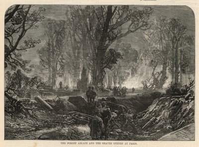 Der Wald brennt und die Gräber öffnen sich in Paris von English School