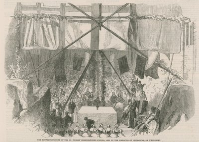 Grundsteinlegung der St Thomas Chartehouse Schulen von English School
